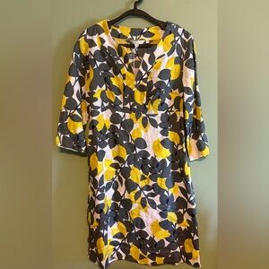 NWT 4L Boden Linen Lemon dress